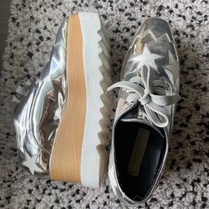 Stella MacCarteny high platform flat shoes